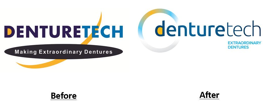 DentureTech's recent logo change - 2013